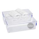 Kit 2 Organizador De Gavetas Acrilico Transparente Meia Cueca
