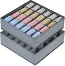 Kit 2 Organizador de Gavetas Peças Íntimas com 24 Divisórias para Meias Cuecas Calcinhas e Biquínis Organizar Roupas.