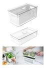 Kit 2 Organizador De Geladeira Legumes Saladas Porta Frutas Transparente