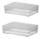 Kit 2 organizador diamond 22x15cm cr-938