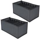 Kit 2 Organizador Gaveta Colmeia 9 Divisórias Roupa Íntima Cueca