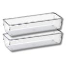 Kit 2 Organizador Modelo 2 Multiuso Casa Talheres Maquiagem