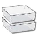 Kit 2 Organizador Multiuso Modular Gavetas Porta Maquiagem