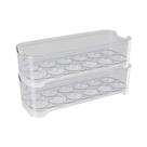 Kit 2 Organizador Porta Ovos Dispenser Geladeira Transparente