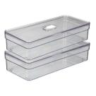 Kit 2 Organizadores 3,6l Tampa Porta Ovos Capacidade 21un Multiuso Kit 2 Organizadores 3,6l Tampa Porta Ovos Capacidade 21un Multiuso