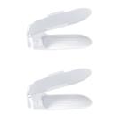 Kit 2 Organizadores de Sapatos Reforçado Com Regulagem Transparente