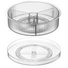 Kit 2 Organizadores Giratórios Multiuso 29cm e 31cm Dry Coza Temperos Maquiagens Cosméticos