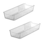 Kit 2 Organizadores Porta Facas para Gaveta com Divisória Cozinha