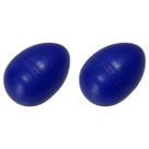 Kit 2 Ovinho Percussão Plástico Shakers Cores Sortidas