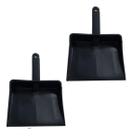 Kit 2 pa de lixo com cabo curto plastico s.r