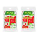 Kit 2 Pacotes Canudo Biodegradável para Shake Strawplast Sachê Transparente (200 Unidades)