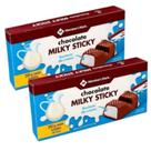 Kit 2 Pacotes Chocolate ao Leite Members Mark 200g Milky Sticky Cremoso Irresistível
