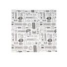Kit 2 Pacotes de Papel Acoplado Para Lanche 40x40 com 800 Folhas