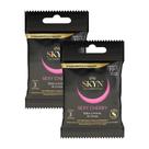 Kit 2 Pacotes Preservativo SKYN Sexy Cherry C/ 3 Unidades Cada