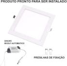 Kit 2 Paflons Ilumimax 18W 4000K 1818Ah Embutir Quadrado