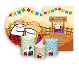 Kit 2 Painéis De Festa + Trio De Capas Cilindro - Festa Junina do Flork Caipira 004
