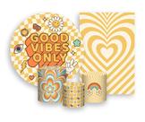 Kit 2 Painéis De Festa + Trio De Capas Cilindro - Good Vibes Only Elementos 005 Kit 2 Painéis De Festa + Trio De Capas Cilindro - Good Vibes Only Elementos 005