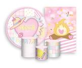 Kit 2 Painéis De Festa + Trio De Capas Cilindro - São João Rosa 004 Kit 2 Painéis De Festa + Trio De Capas Cilindro - São João Rosa 004
