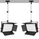 Kit 2 Painel De Led Profissional Estúdio Mako T8 Bivolt 6500k Com Suporte De Teto