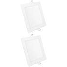 Kit 2 Painel Led Quadrado Embutir 30W 6500K Bivolt Foxlux Kit 2 Painel Led Quadrado Embutir 30W 6500K Bivolt Foxlux