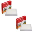 Kit 2 Painel Led Sobrepor 18w Bivolt 6500k Quadrado Ourolux Kit 2 Painel Led Sobrepor 18w Bivolt 6500k Quadrado Ourolux