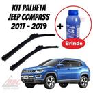 Kit 2 Palhetas Limpador De Parabrisa Dianteiro Compass 2017 - 2019