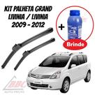 Kit 2 Palhetas Limpador De Parabrisa Dianteiro Grand Livinia / Livinia 2009 - 2012 Kit 2 Palhetas Limpador De Parabrisa Dianteiro Grand Livinia / Livinia 2009 - 2012