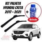 Kit 2 Palhetas Limpador De Parabrisa Dianteiro Hyundai Creta 2017 - 2021