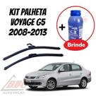Kit 2 Palhetas Limpador De Parabrisa Dianteiro Voyage G5 - 2008 ate 2012