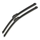 Kit 2 Palhetas Limpador De Parabrisas Dianteiro Em Silicone Universal Para Carros e Vans -