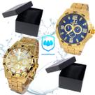 Kit 2 pallyjane dourado 2 caixa luxo preta