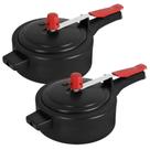 Kit 2 Panelas de Pressao 2L Antiaderente 2 Litros em Aluminio Anti Aderente Eirilar 909