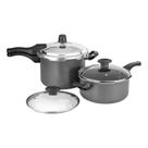 Kit 2 Panelas de Pressão 4,5L/3L 7524 Grafite - Cozillar