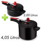 Kit 2 Panelas de Pressão Anti Aderente 2,05lt e 4,05lt - Eirilar
