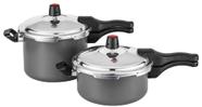 Kit 2 panelas de Pressão MTA Multi 4.5L Grafite Antiaderente