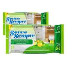 Kit 2 Pano De Limpeza Umedecido Multisuperficies AJJ-02 Lima Limão