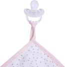 Kit 2 Panos de Boca Bebê Luxo Soft Estampado Super Absorvente E Macia Com Prendedor De Chupeta