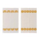 Kit 2 Panos de Copa Felpudo Teka Gourmet - Banana e Emojis