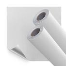 Kit 2 Papel de Parede Adesivo Lavavel Linho Branco Fosco 10M