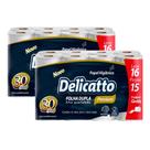 Kit 2 Papel Higiênico Delicatto Premium 30m Dupla Kit 2 Papel Higiênico Delicatto Premium 30m Dupla
