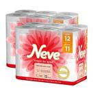 Kit 2 Papel Higiênico Neve Toque de Seda Folha Dupla 12un cada