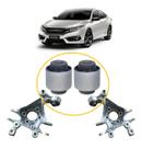 Kit 2 Par Bucha Manga Eixo Traseiro Honda Civic G10 2017 2018 2019 2020 2021
