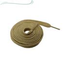 Kit 2 Par de Cadarço Bege Poliéster Achatado 120cm TOP