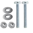 Kit 2 Parafuso Com Porca Arruela Ferro Maquina 1/4X2.1/2 Fixação Maquina Metal Madeira Insdustrial Kit 2 Parafuso Com Porca Arruela Ferro Maquina 1/4X2.1/2 Fixação Maquina Metal Madeira Insdustrial