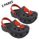 Kit 2 Pares Babuche Infantil Personagens Leve e Confortável