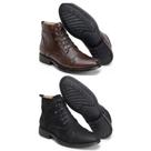 Kit 2 Pares Bota Botina Coturno Masculino Couro 100% Legitimo