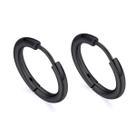 Kit 2 Pares Brinco de argola 10mm 12mm 14mm 16mm 18mm 20mm Aço Inox Unissex Moderno