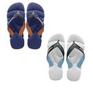 Kit 2 Pares Chinelo Masculino Havaianas Power Ortopédica Macia Antiderrapante Reforçada