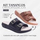 Kit 2 Pares Chinelo Ortopédico Fivela Macio Massageador