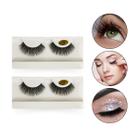 Kit 2 Pares Cílios Postiços Efeito Lifting 5D Volumoso Definição Natural 14mm Olhos Make